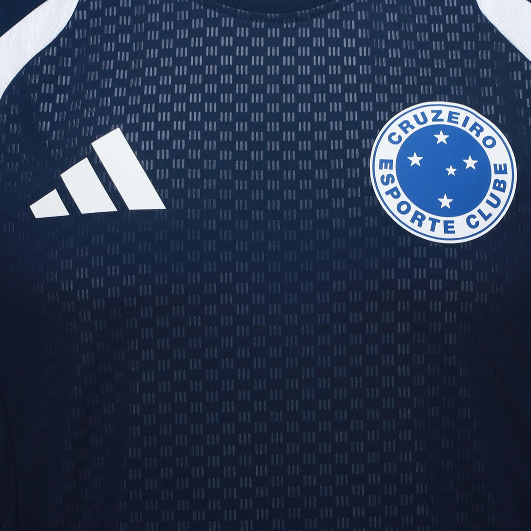 Camisa Cruzeiro 26/27 Treino Adidas Masculina - Azul Escuro