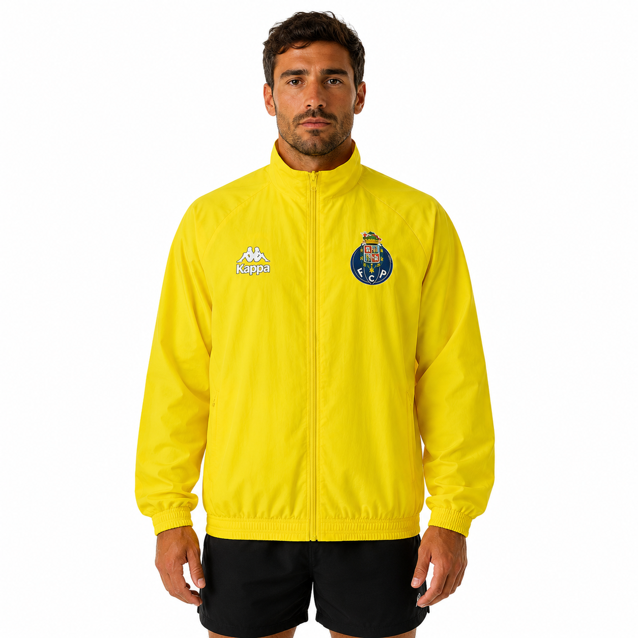 FC Porto Jacket Windbreaker - Orange & Yellow - 2 in 1 - Veste