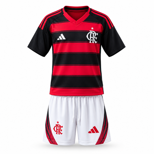 Flamengo 2025 Titular - Conjunto Infantil
