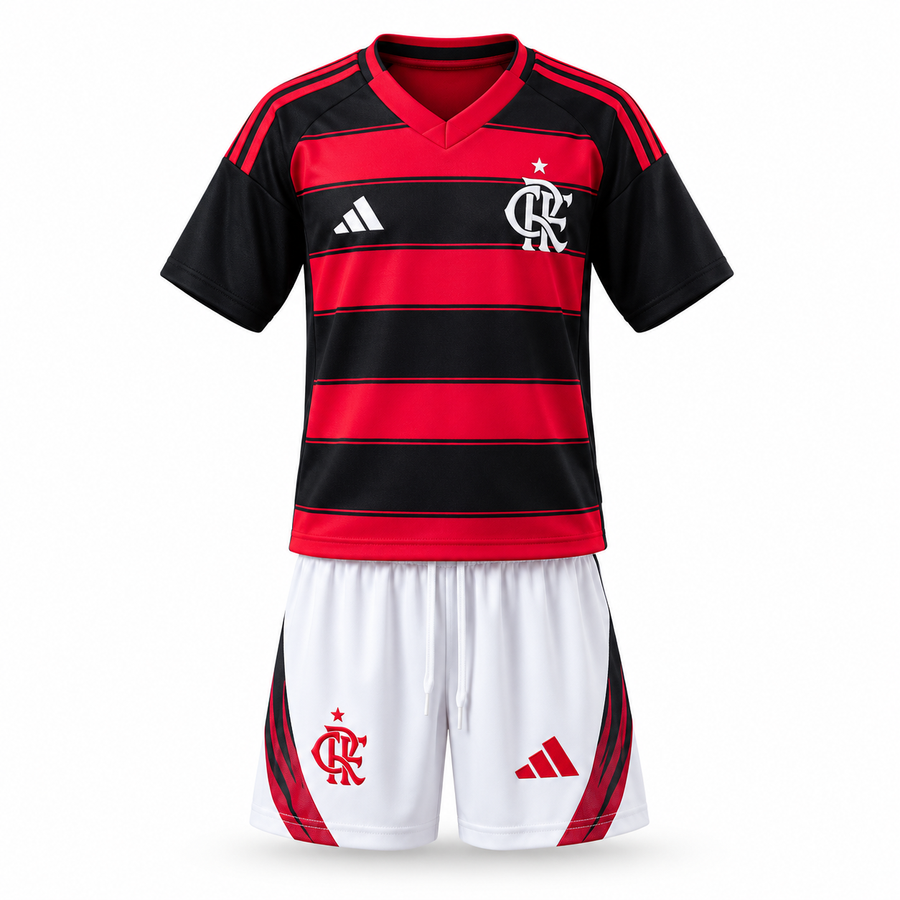 Flamengo 2025 Home - Kids Kit