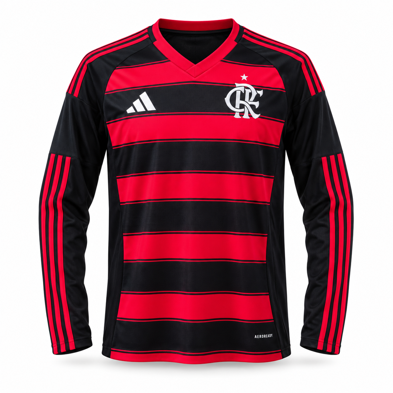 Flamengo 2025 Home - Manga Longa - Torcedor