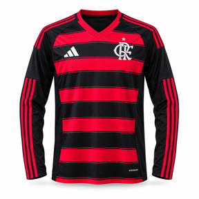 Flamengo 2025 Home - Manga Longa - Torcedor