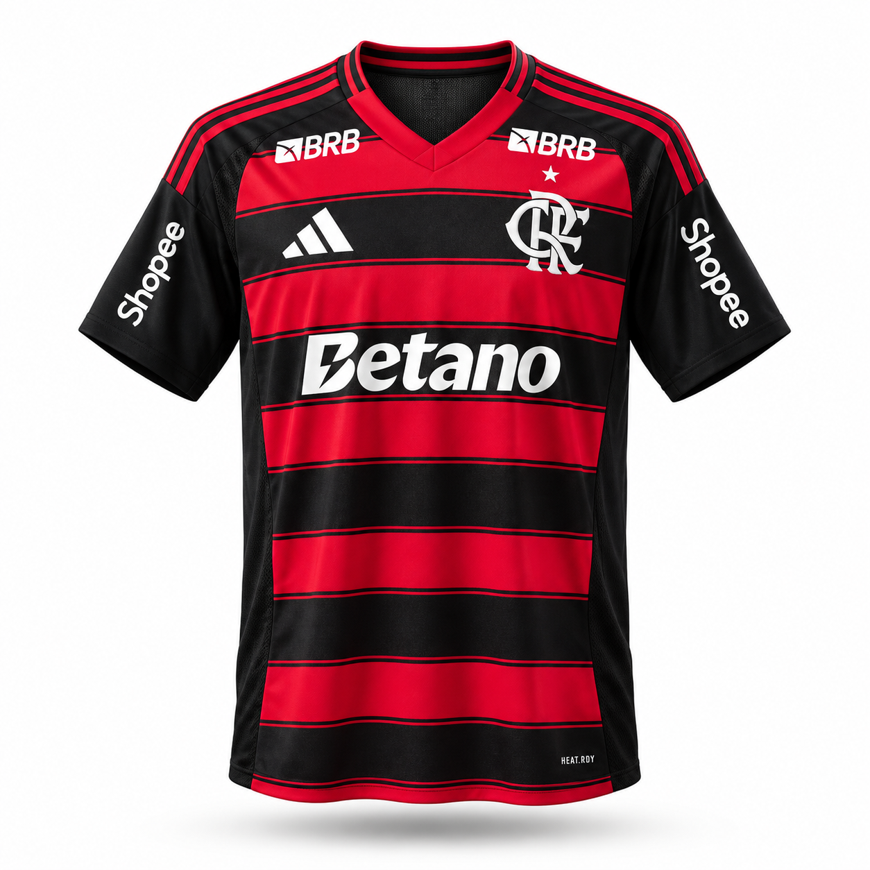 Flamengo 2025 Home (Todos os Patrocínios) - Torcedor
