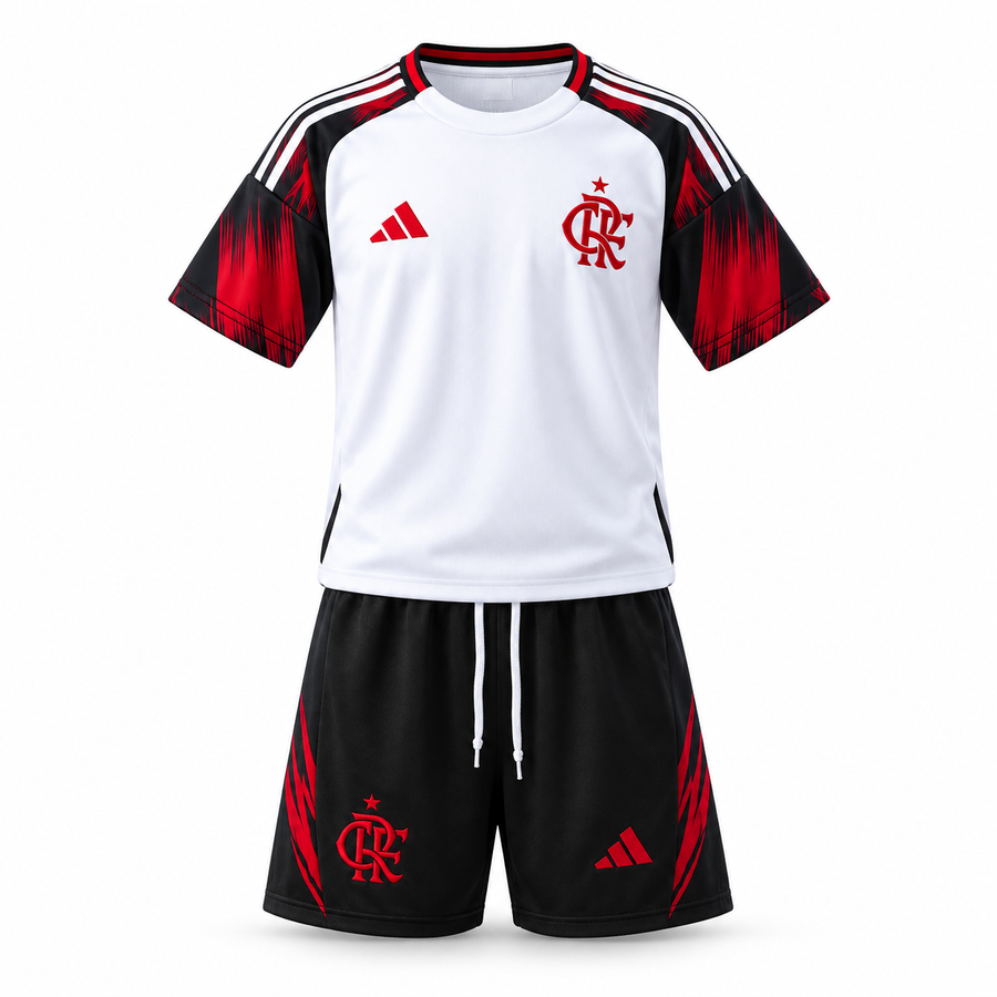 Flamengo 2025 Away - Kids Kit