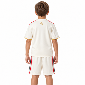 Flamengo 2025 Terceiro Uniforme - Conjunto Infantil