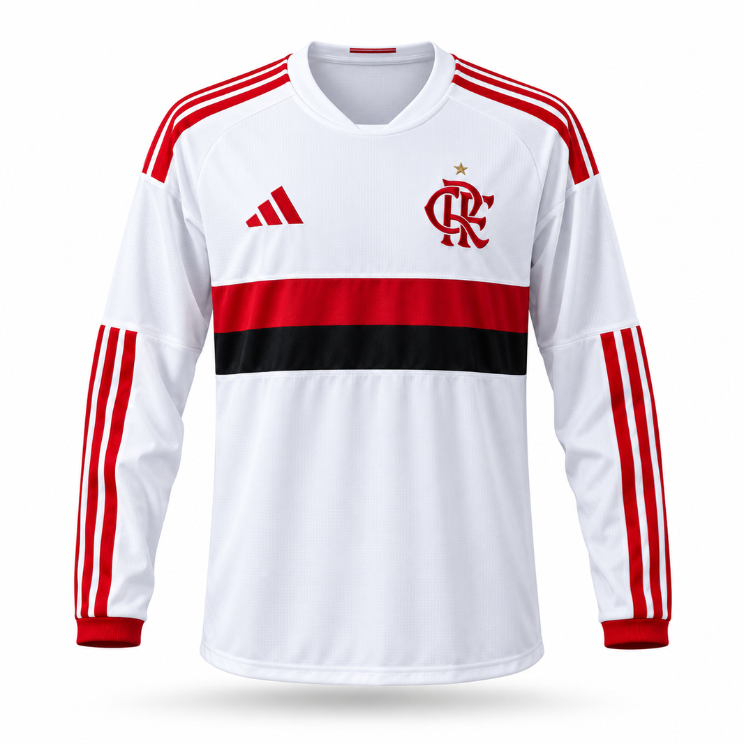 Flamengo 2026 Visitante - Manga Longa - Torcedor