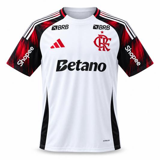 Flamengo 2025 Extérieur (Tous les sponsors) - Supporter