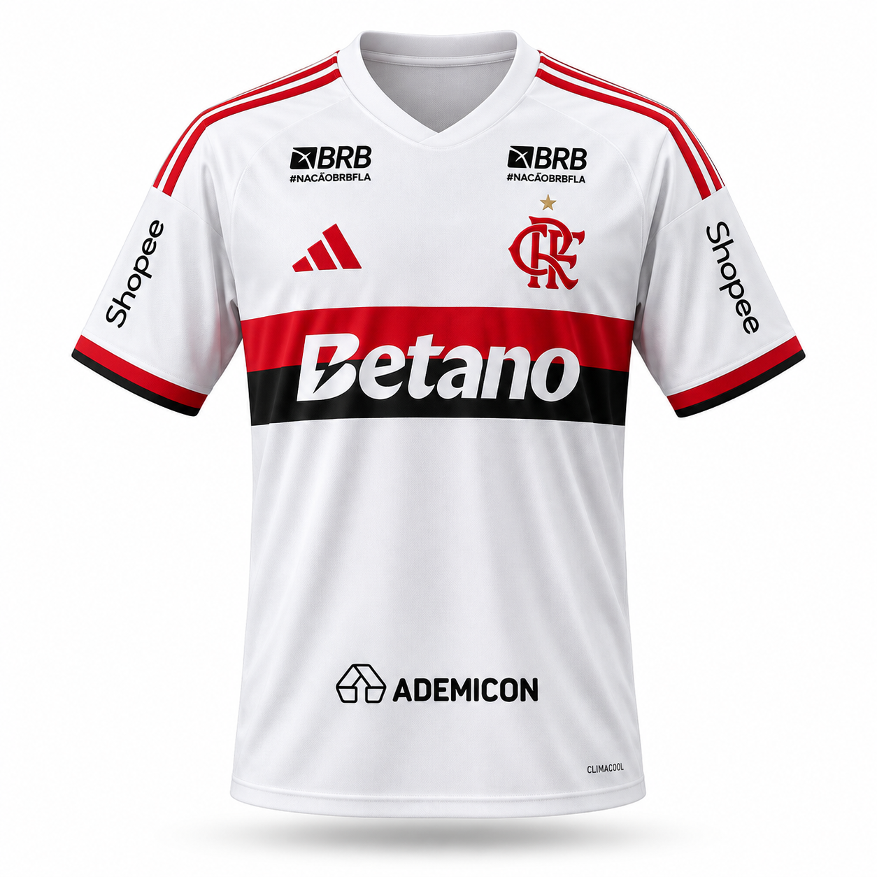 Flamengo 2026 Away (Todos Pratrocionios) - Torcedor