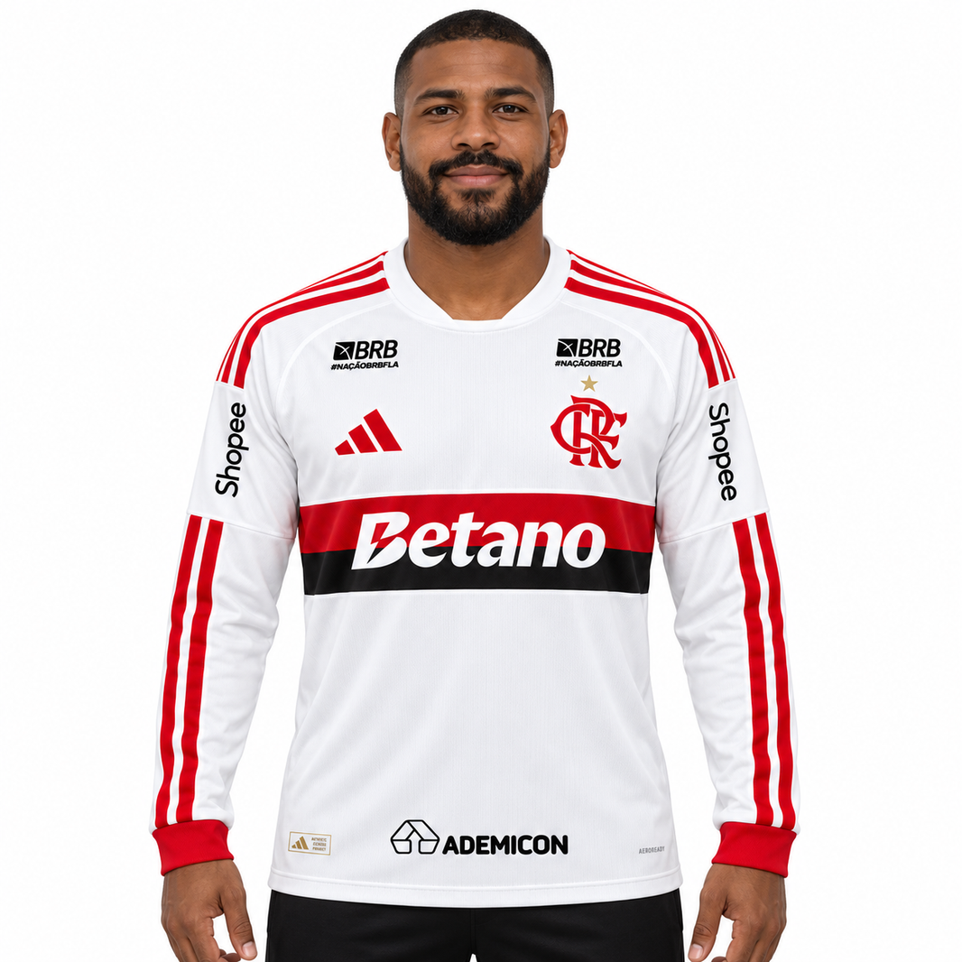 Flamengo 2026 Visitante (Todos os patrocinios) - Jogador