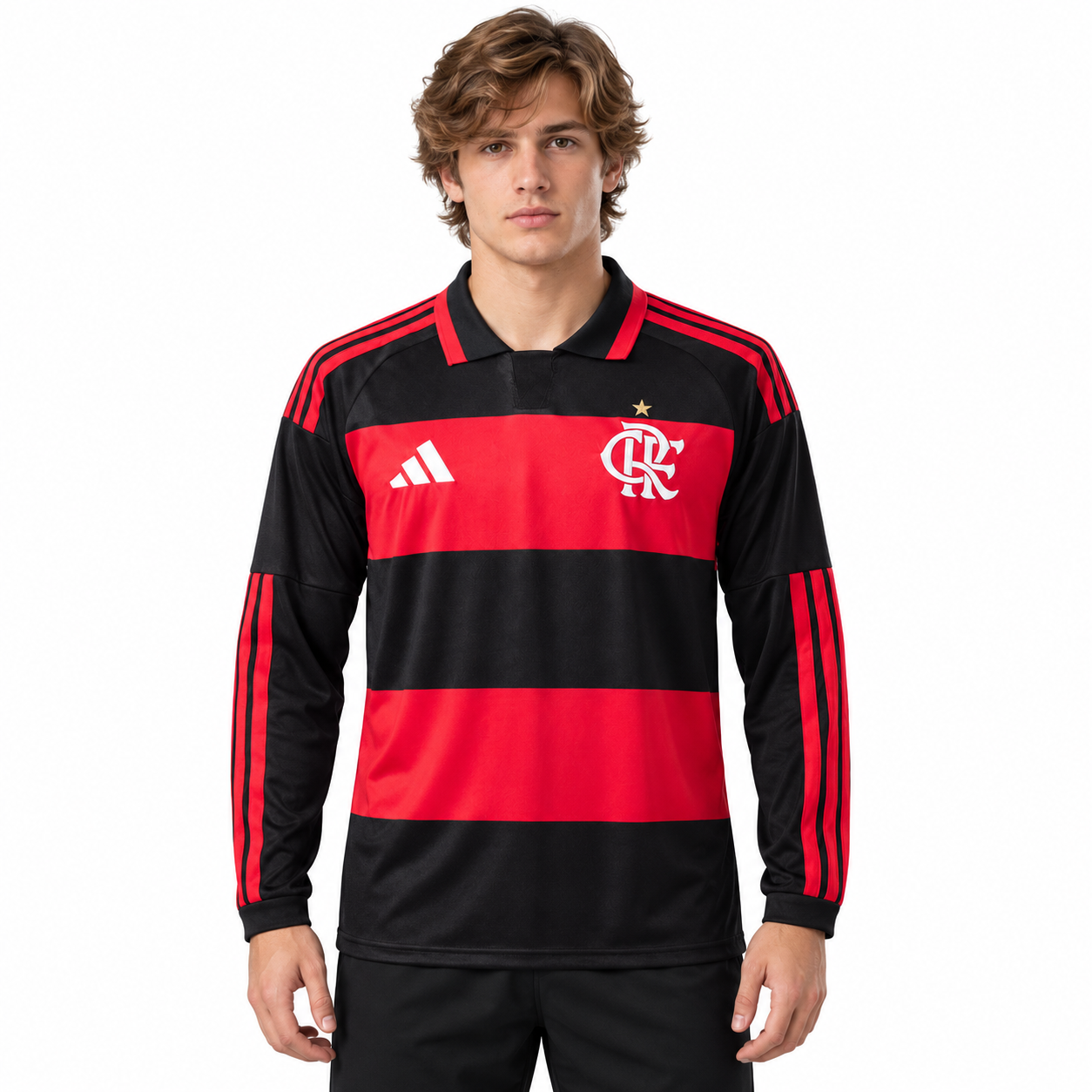 Flamengo 2026 Home - Manga Longa - Torcedor