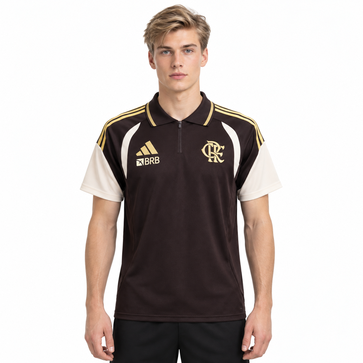 Flamengo 2026 Polo - Brown - Torcedor