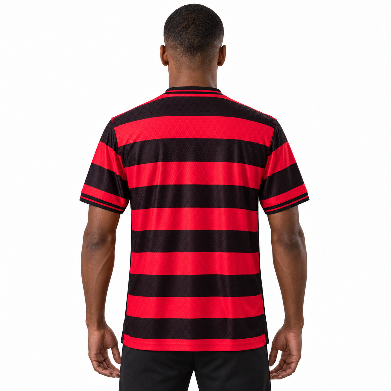 Flamengo 2026 Special Edition Red-Black Striped - Torcedor