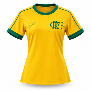 Flamengo 2026 Edição Especial ZICO Amarela - Feminina