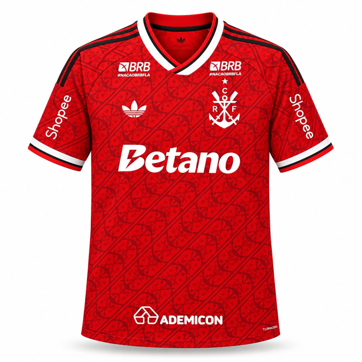 Flamengo 2026 Third (Todos os patrocinios) - Jogador