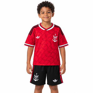Flamengo 2026 Terceiro Uniforme - Conjunto Infantil