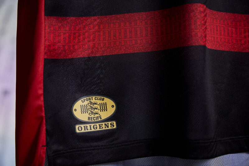 Camisa Sport Recife I 24/25 - Torcedor Umbro Masculina -Preto e Vermelho