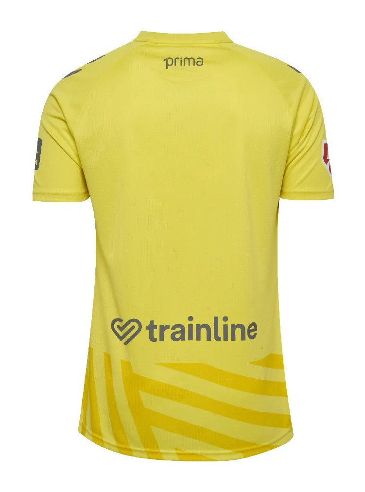 Camisa Real Betis GR 25/26 - Torcedor Hummel Masculina - Amarelo e cinza