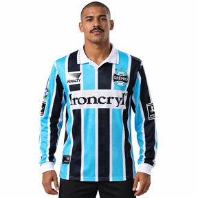 Grêmio FBPA 1997 Home Mangas Longas - Retro