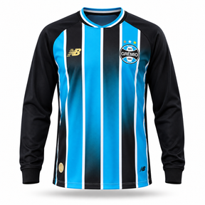 Grêmio FBPA 2026 Home Manga Longa - Torcedor