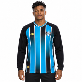 Grêmio FBPA 2026 Home Manga Longa - Torcedor