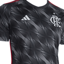 Camisa Flamengo III 25/26 - Torcedor Adidas Masculina - Preta com detalhes em cinza e vermelho