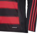 Camisa Flamengo Manga Longa l Adidas 25/26 - Vermelho e preto