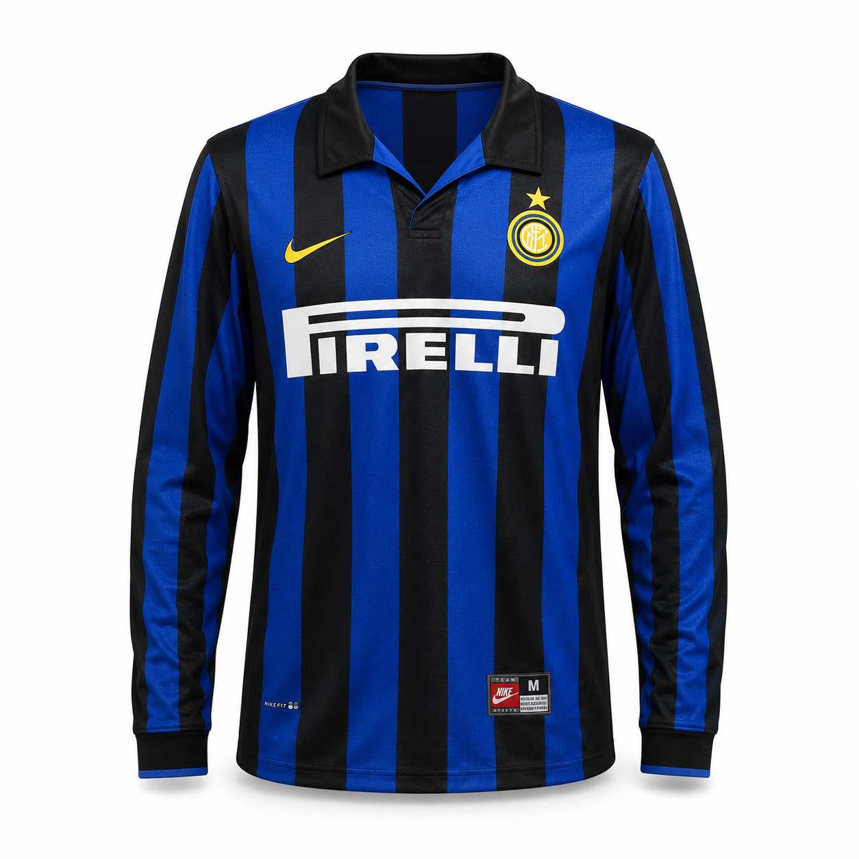Inter de Milão 97/98 Home - Torcedor - Retrô Manga Longa