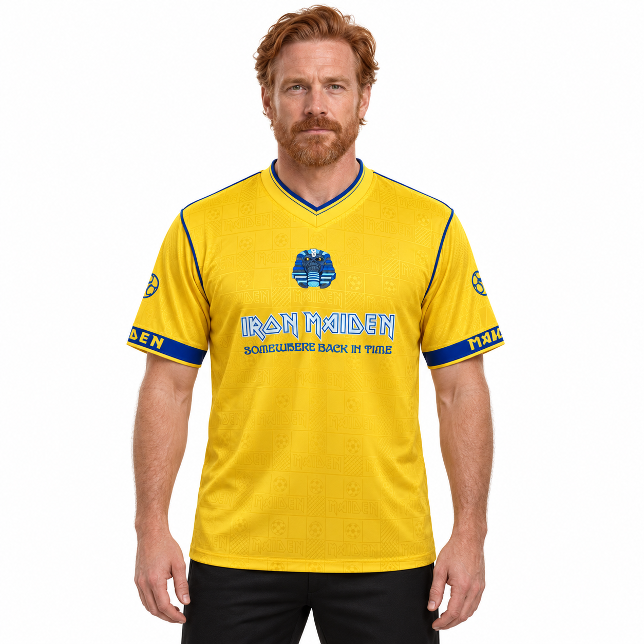 Iron Maiden x West Ham United 2008 Yellow - Retro