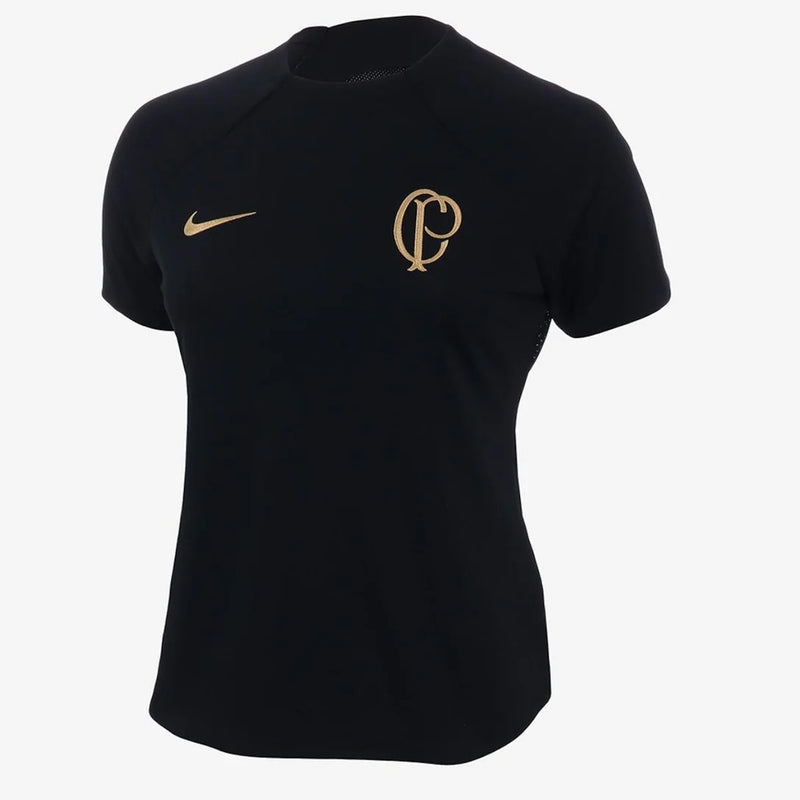 Camisa Corinthians Treino 22/23 -  Nike Feminina - Preta