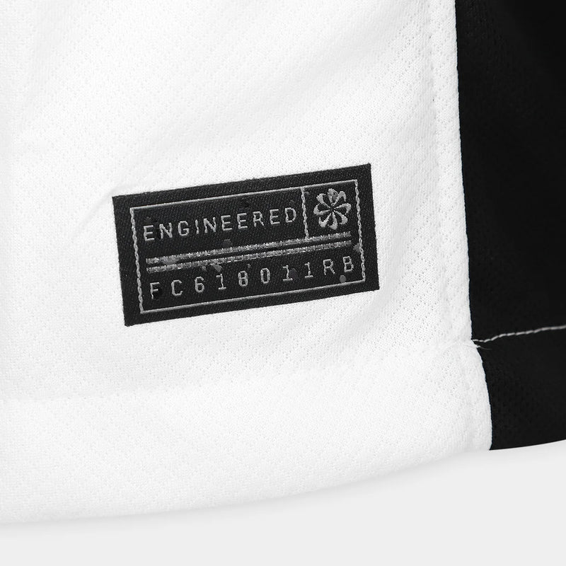 Camisa Corinthians I 25/26 - Torcedor Nike Feminina - Branca com detalhes em preto