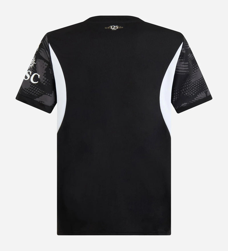 Camisa AC Milan Goleiro 24/25 - Torcedor Puma Masculina - Preta com detalhes em cinza