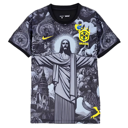 Camisa Seleção Brasileira Cristo Redentor Edição Especial Preta - Nike