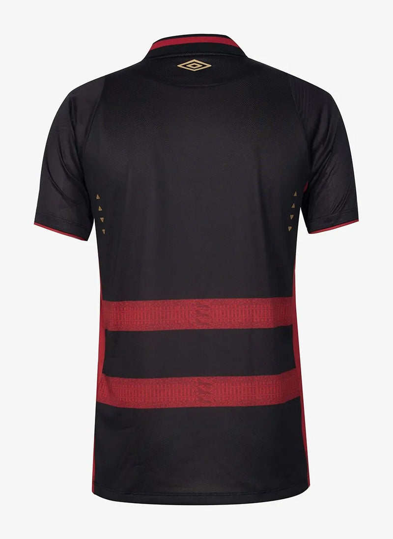 Camisa Sport Recife I 24/25 - Torcedor Umbro Masculina -Preto e Vermelho