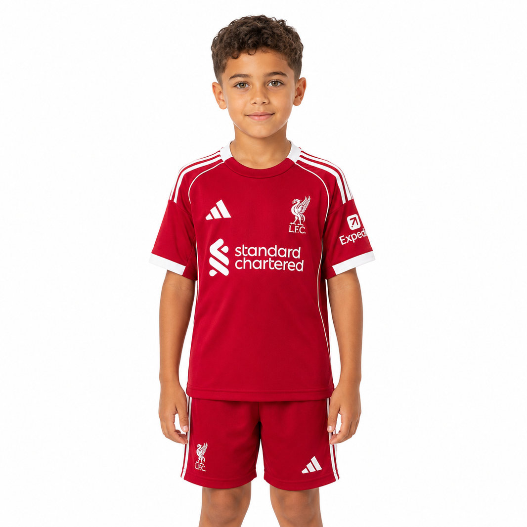 Liverpool FC 25/26 Titular - Conjunto Infantil