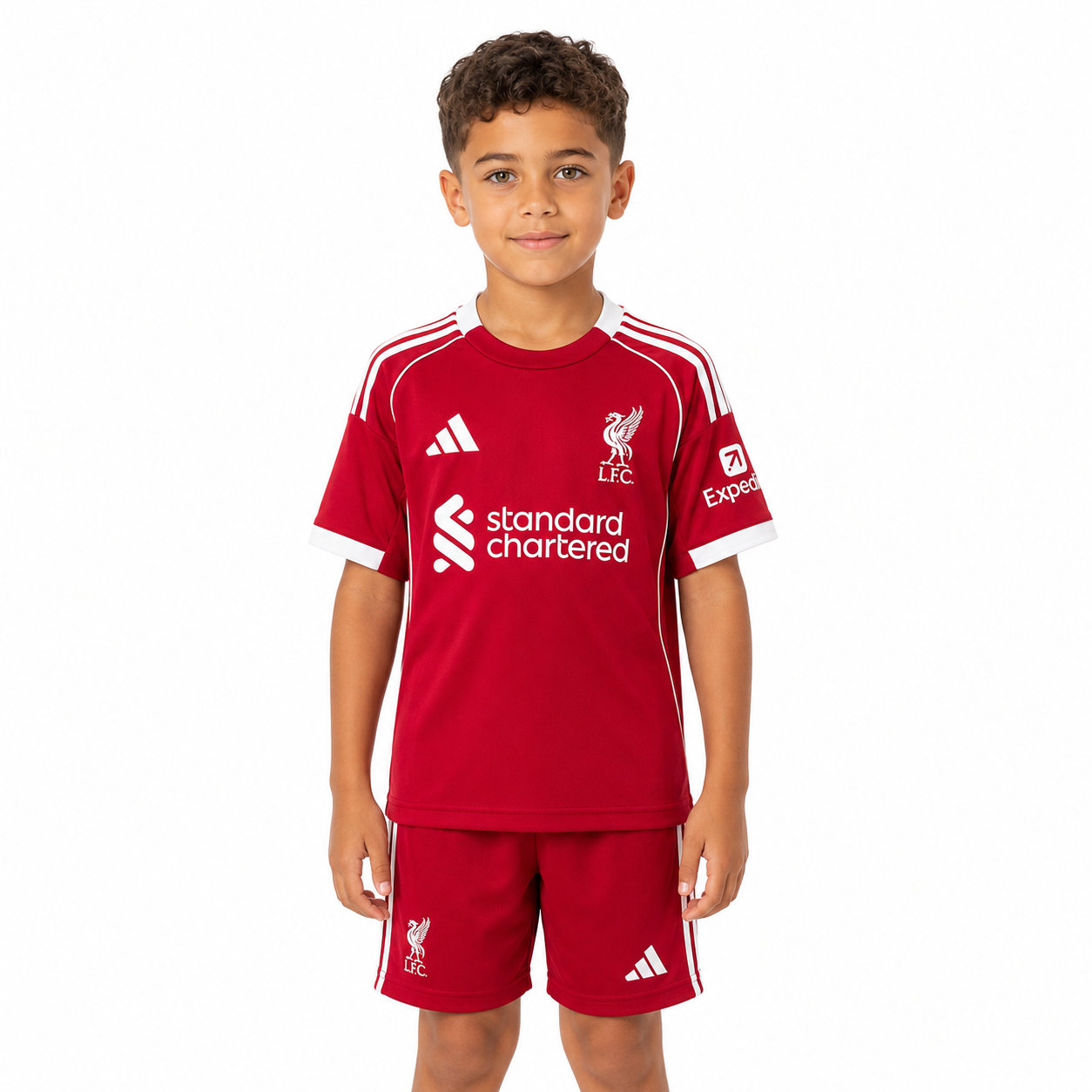 Liverpool FC 25/26  Home - Kids Kit