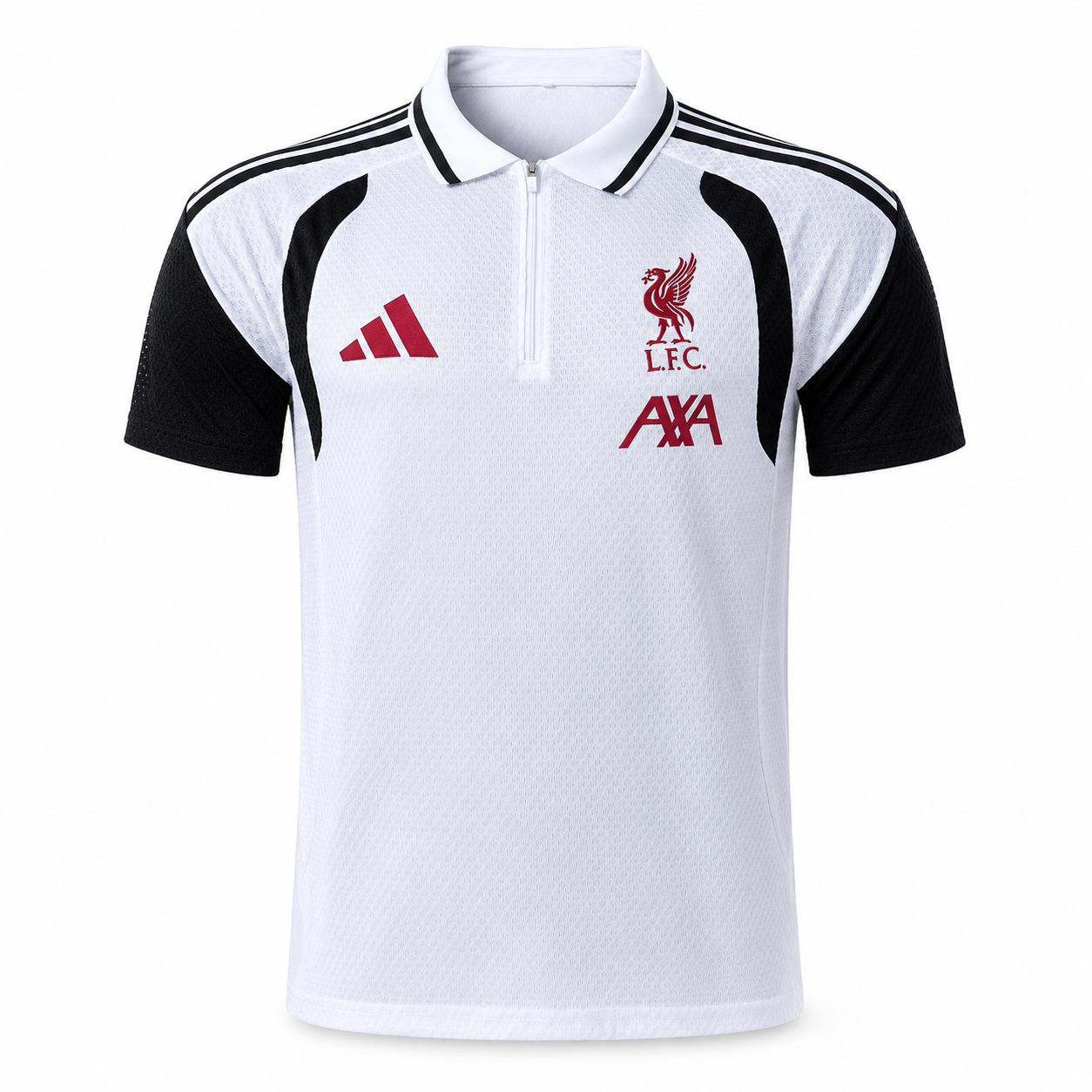 Liverpool FC 25/26 Travel Polo Shirt White - Player