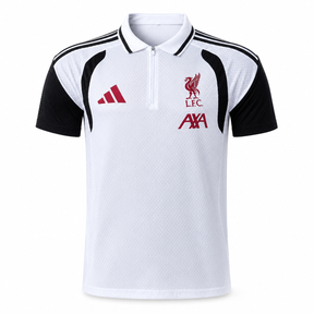 Liverpool FC 25/26 Travel Polo Shirt White - Player