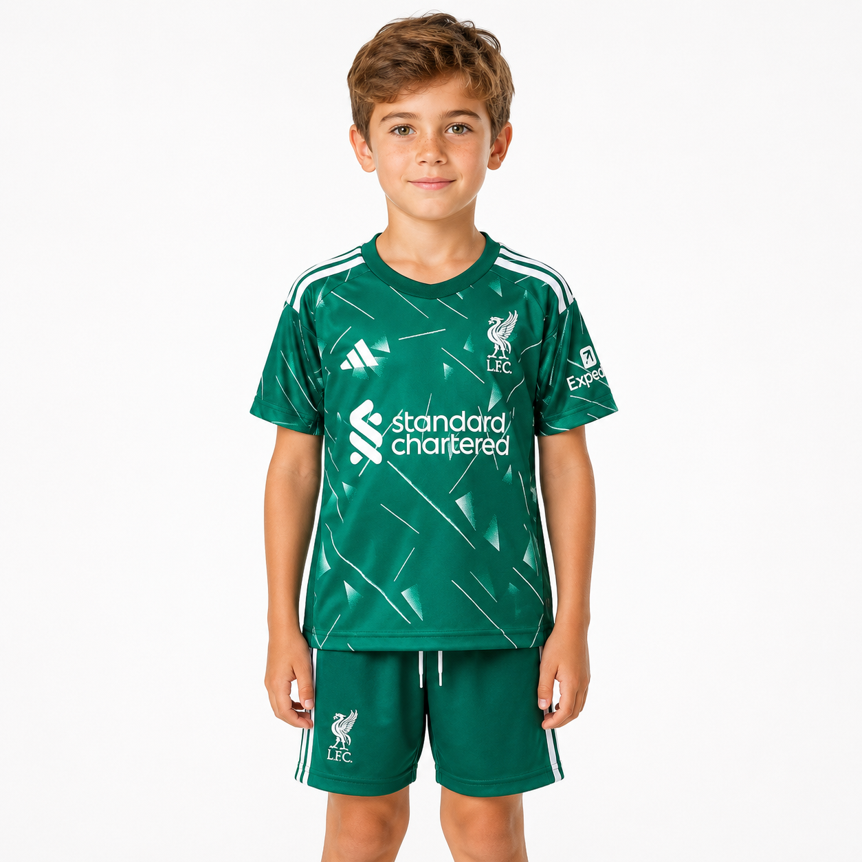 Liverpool FC 26/27 Goleiro Home - Kids Kit