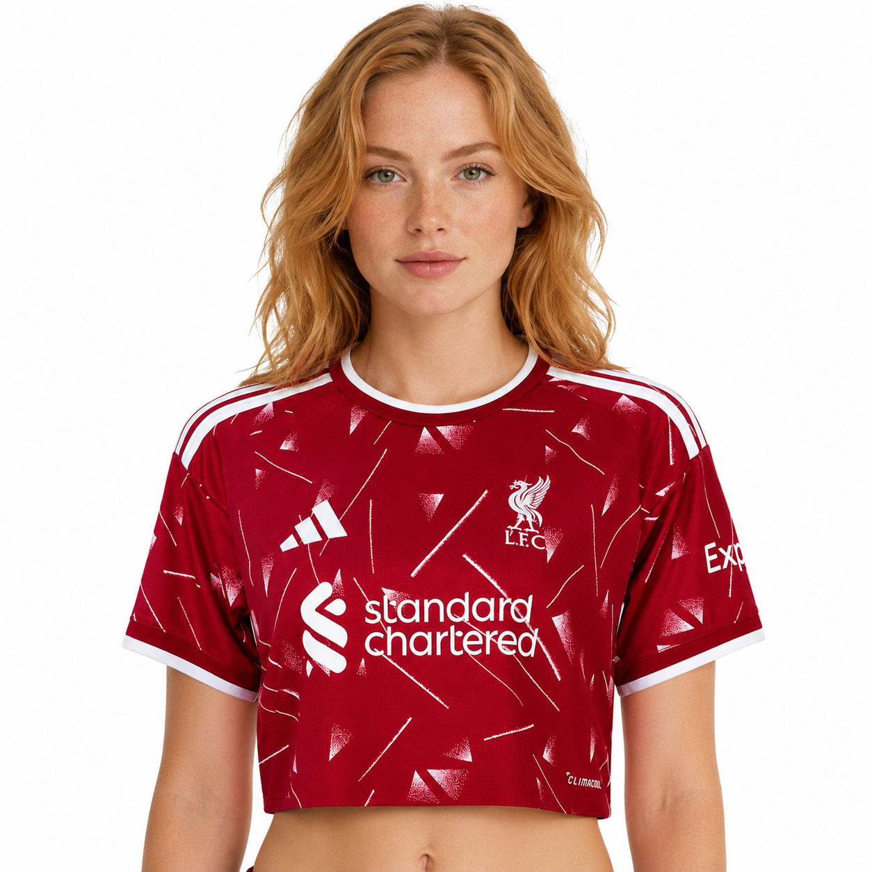 Liverpool FC Woman Cropped Top 26/27 Home - Torcedor