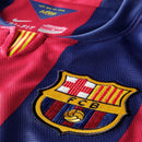 Camisa Barcelona Retrô 2014/2015 - Nike - Azul e Grená