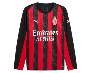 Camisa AC Milan 25/26 I Titular - Manga Longa