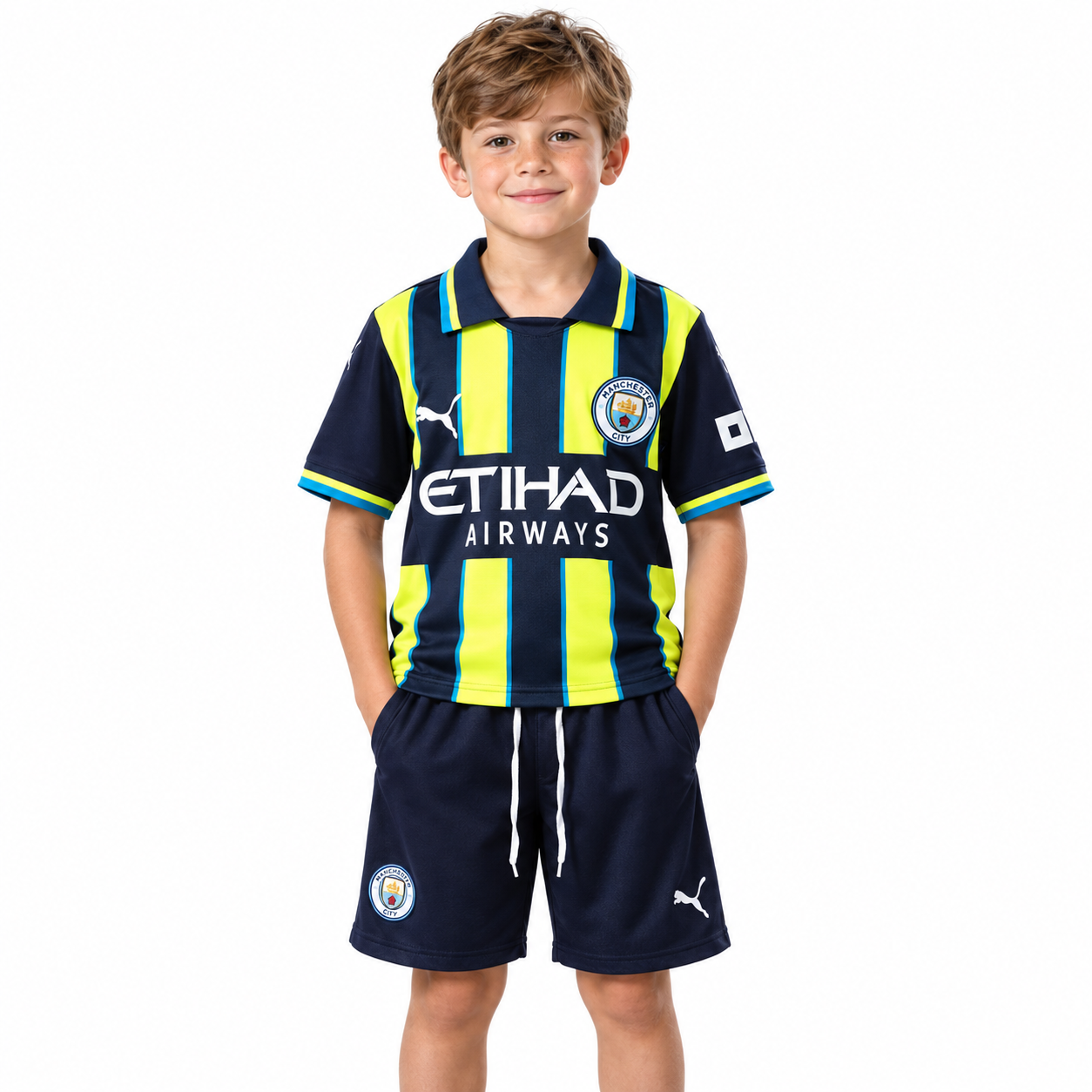 Manchester City 24/25 Away - Kids Kit