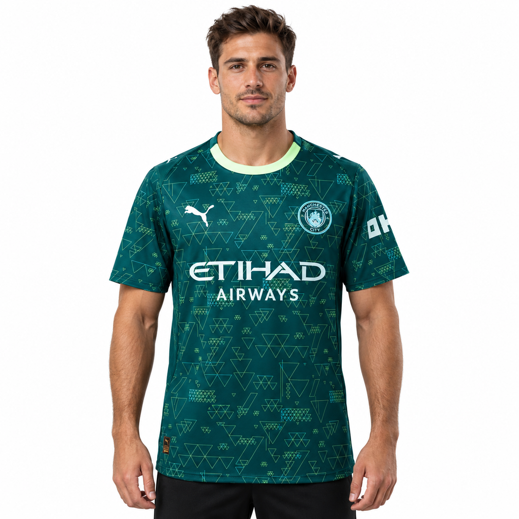 Manchester City 25/26 Quarto Uniforme - Torcedor