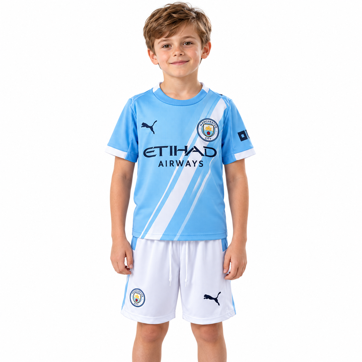 Manchester City 25/26 Home - Kids Kit