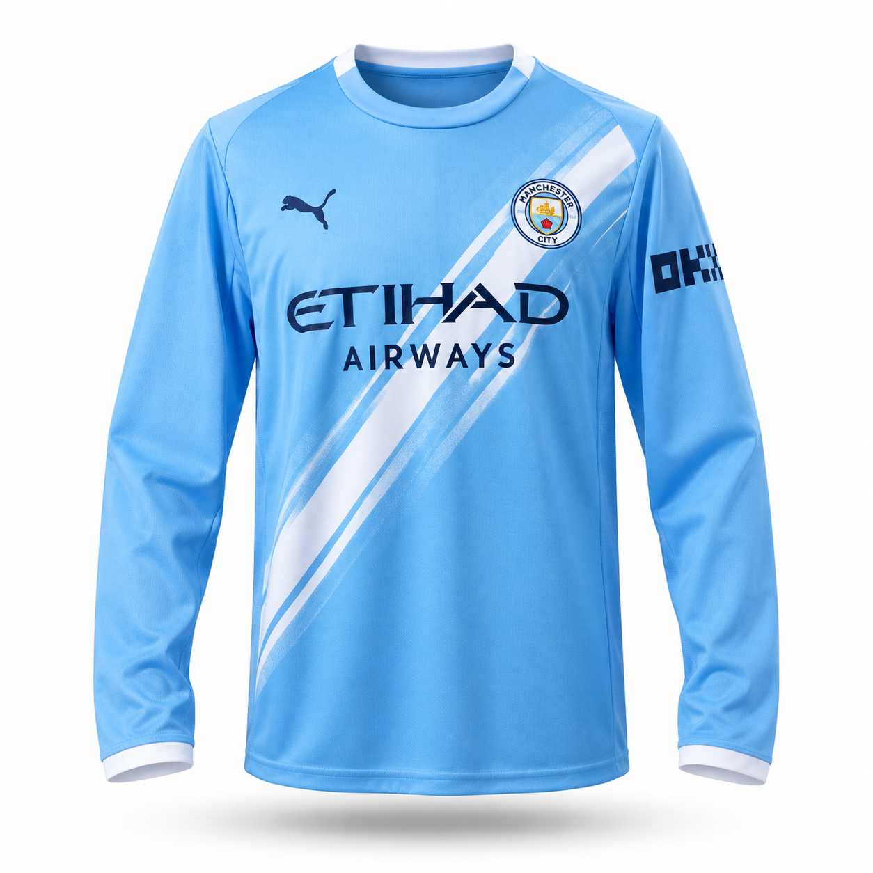 Manchester City 25/26 Home - Long Sleeve - Torcedor