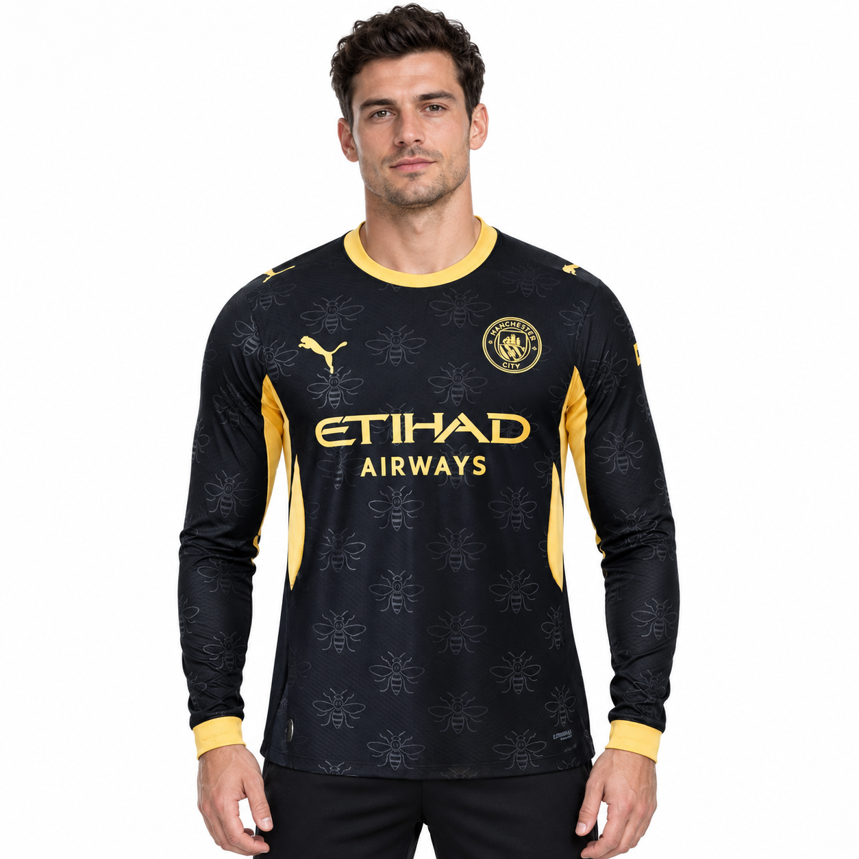 Manchester City 26/27 Away - Manga Longa - Jogador