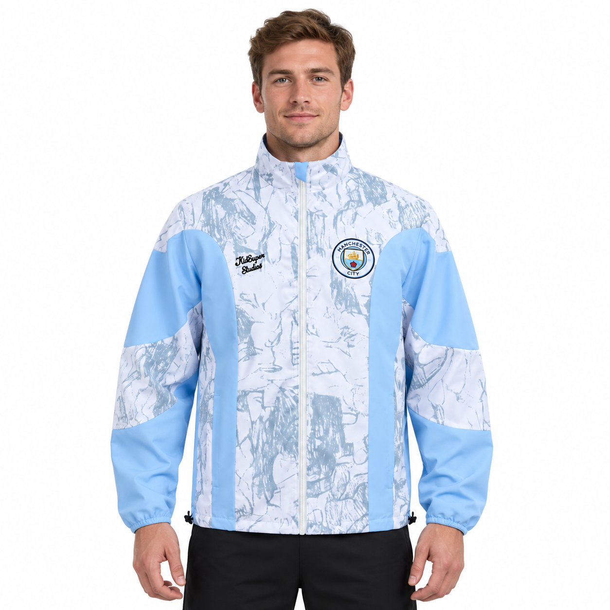 Coupe-vent Manchester City Bleu - Taille