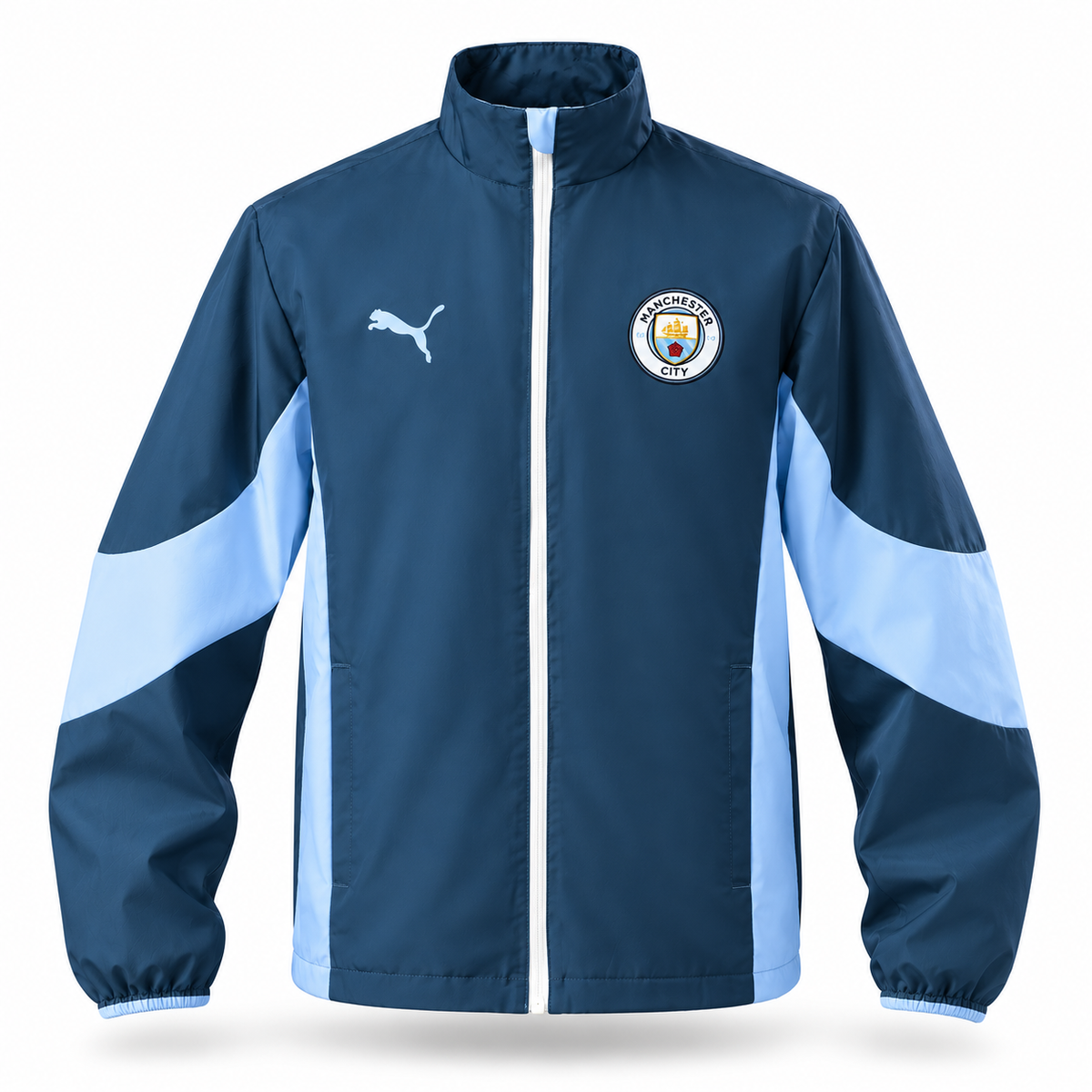 Manchester City Jacket Windbreaker Azul - Veste