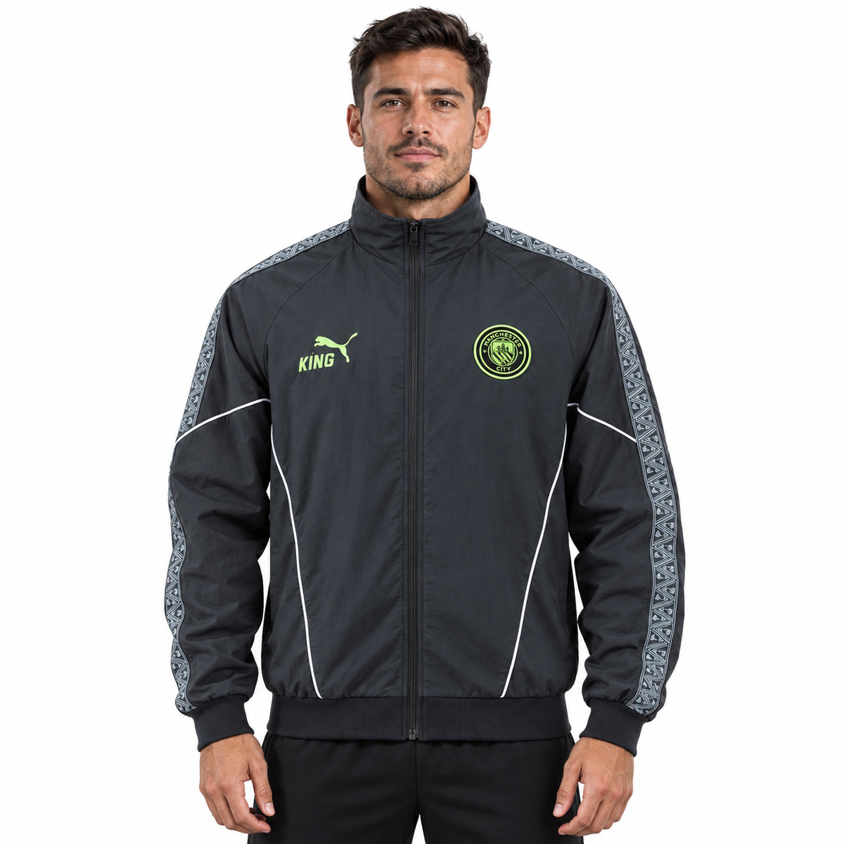 Manchester City Jaqueta Corta-vento Verde
