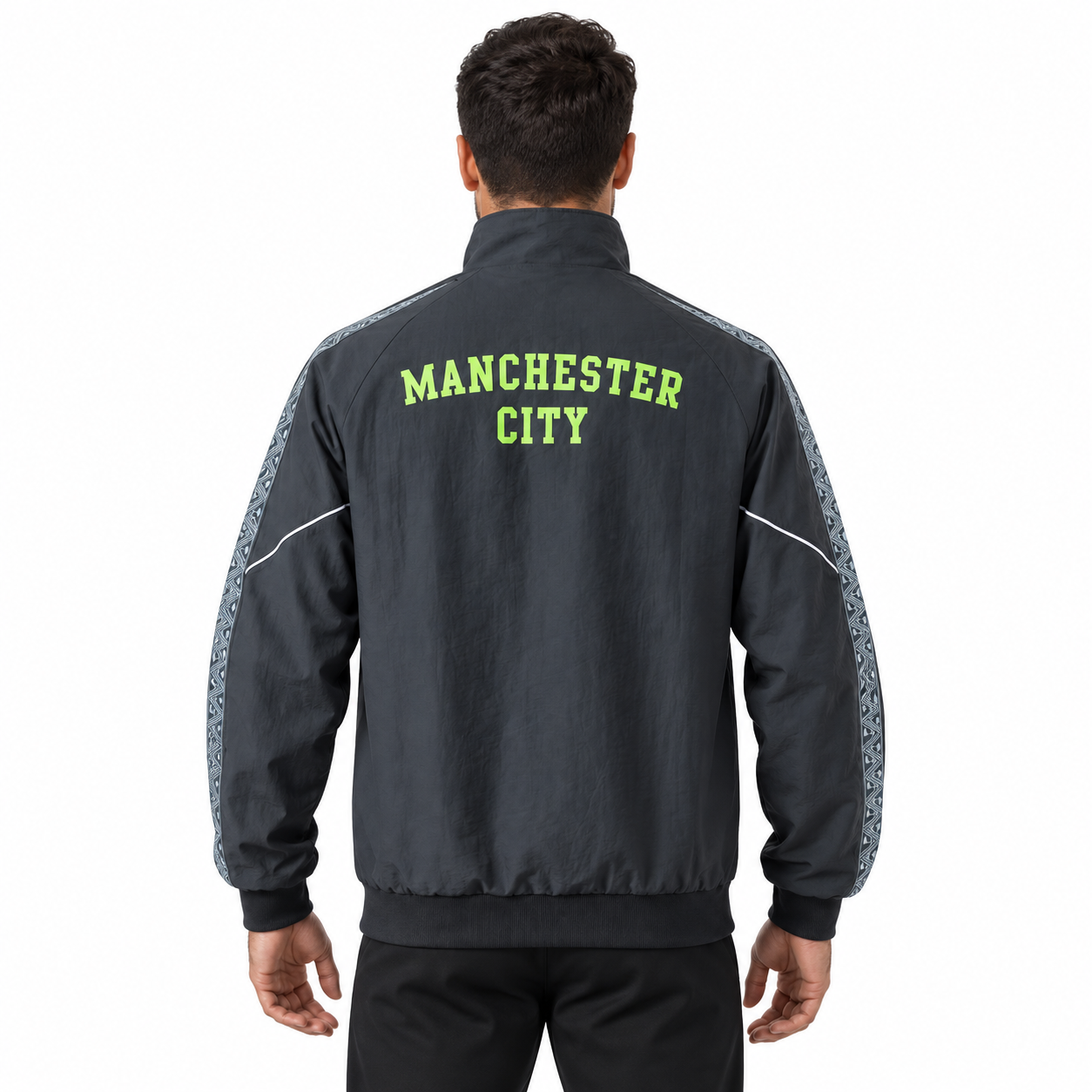 Chaqueta Cortavientos Manchester City Verde - Talla